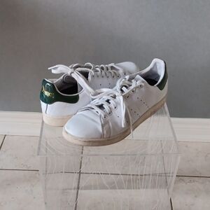 Adidas Dime White and Green Mens Sneakers